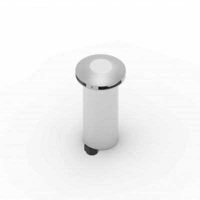 tech-LAMP - Überfahrbare/begehbare Strahler - Dogna 4F FA Round - Überfahr Runde Einbaustrahler 3,4W - Schwarz gaufriert RAL 9006 - °