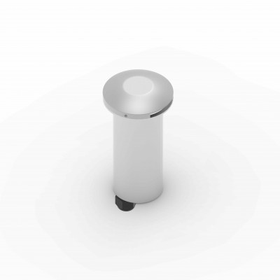 tech-LAMP - Überfahrbare/begehbare Strahler - Dogna FA Round-2 - Überfahr Runde Einbaustrahler 3,4W - Schwarz gaufriert RAL 9006 - °