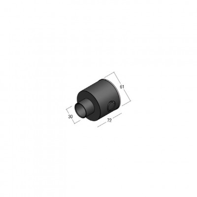tech-LAMP - Zubehör - Controcassa 0003 - Außengehäuse durchmesser 61mm -  - LS-01-305000003