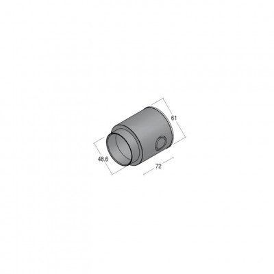 tech-LAMP - Zubehör - Controcassa 0015 - Außengehäuse durchmesser 61mm -  - LS-01-305000015