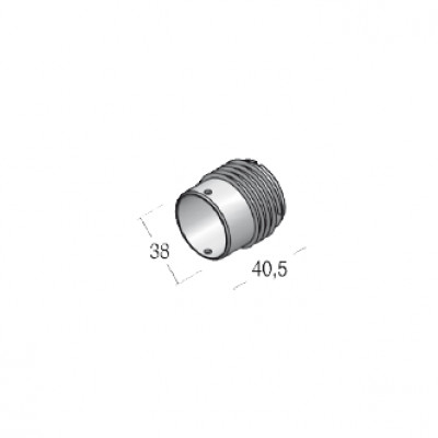 tech-LAMP - Zubehör - Controcassa 0025 - Außengehäuse für Syro Cob Trimless -  - LS-01-305000025
