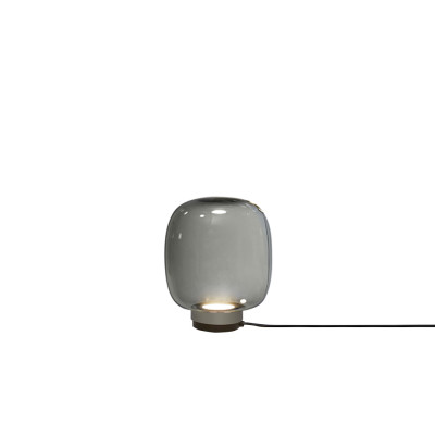 Tooy - Ball - Legier TL S - Tischlampe mit Diffusor aus mundgeblasenem Glas - Hellgrau / Fumé - LS-TO-557.32.C74-C30-F - Superwarm - 2700 K - Diffused