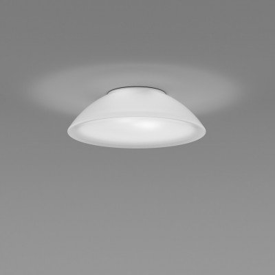 Vistosi - Dome - Infinita AP PL 53  - Wandleuchte oder Designer Deckenleuchte - Weiß satiniert - LS-VI-INFINPP53-000BC-BCSTE271CE