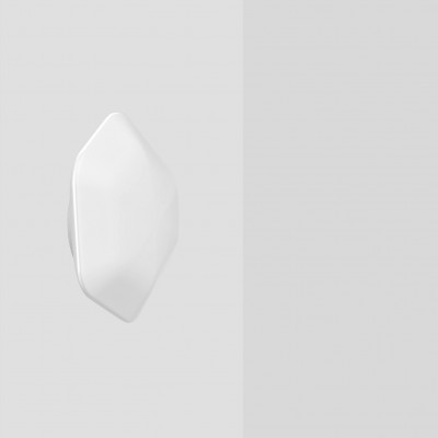 Vistosi - Implode - Modulor AP PL G E27 - Wandleuchte/Deckenleuchte aus weißem Glas - Weiß satiniert