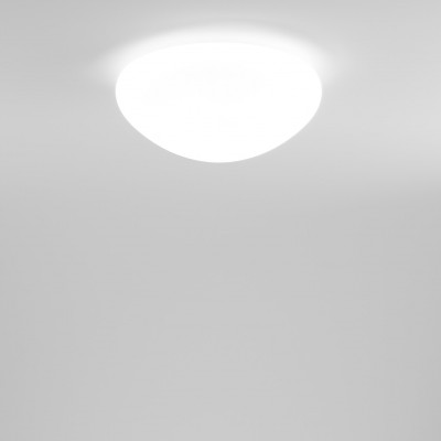 Vistosi - Round ceiling - Mia AP PL 60 LED - Moderne Wand oder Deckenleuchte - Weiß satiniert - Diffused