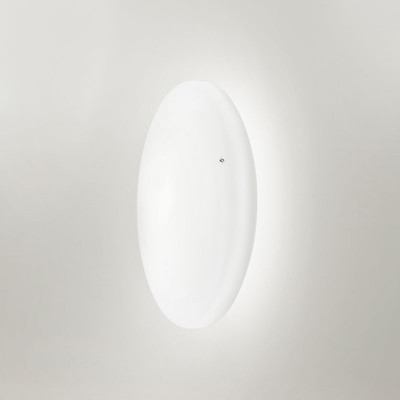 Vistosi - Round ceiling - Moris AP PL 30 LED - Moderne Wand oder Deckenleuchte - Weiß satiniert - LS-VI-MORISPP30-0FFBC-BCSTL221CE - Superwarm - 2700 K - Diffused