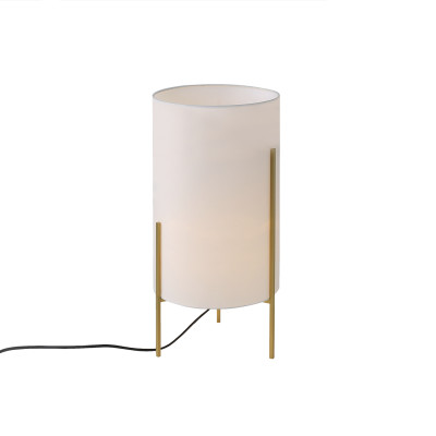 ACB - Tissue - Naos TL 40 - Table lamp with fabric lampshade - Gold - LS-AC-S8191080O