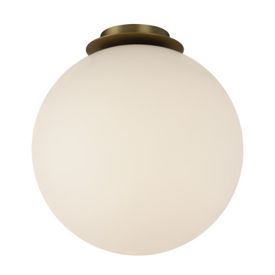 ACB - Sphere lamps - Parma PL 30 - Sphere shaped ceiling light - Gold matt / opaline - LS-AC-P3946180O
