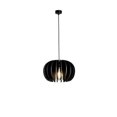 ACB - Modern lamps - Rosa Del Desierto SP 35 - Small wooden chandelier - Black - LS-AC-C3912135N