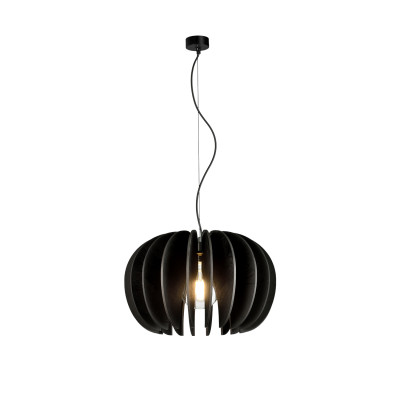 ACB - Modern lamps - Rosa Del Desierto SP 45 - Chandelier with wooden diffuser - Black - LS-AC-C3912145N
