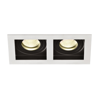 ACB - Indoor wall lamps - San 2L FA - Two light recessed ceiling spotlight - White - LS-AC-P36792B