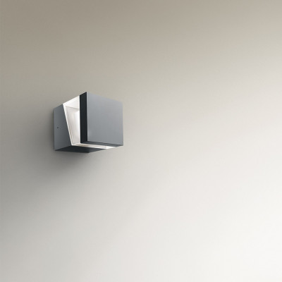 Artemide - Artemide Outdoor - Tetragono AP LED - Outdoor wall light - Anthracite - LS-AR-T417300W00 - Warm white - 3000 K - Diffused