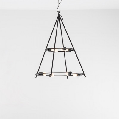 Artemide - Conical Collection - El Poris 80 SP - Design chandelier - Black - LS-AR-1086030A