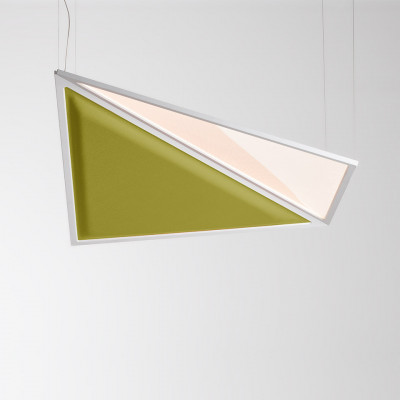 Artemide - Light Design - Flexia SP - Sound absorbing lamp - Sprout green - polyester - LS-AR-CC10000 - Warm white - 3000 K - Diffused