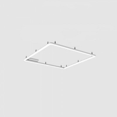 Artemide - Minimalism - Alphabet Of Light Square 120 AP PL - Modern square wall/ceiling lamp - White - LS-AR-1430210A - Warm white - 3000 K - Diffused