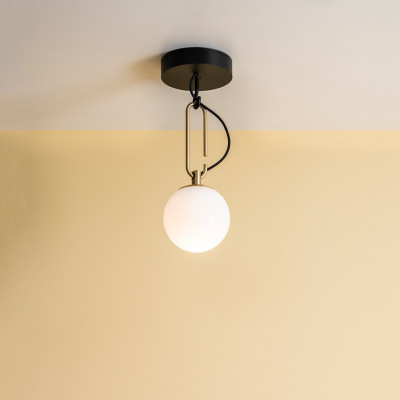 Artemide - NH - NH 14 Ceiling PL - Design ceiling lamp - Black/Gold - LS-AR-1284010A