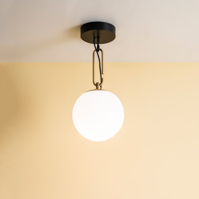 Artemide - NH - NH 22 Ceiling PL - Designer ceiling lamp - Black/Gold - LS-AR-1285010A