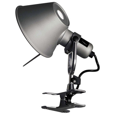 Artemide - Tolomeo - Tolomeo AP Pinza Led - LED wall lamp - Aluminum - Diffused