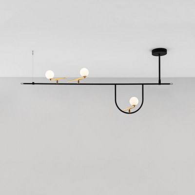 Artemide - Yanzi - Yanzi SC1 SP LED - Modern chandelier - Black - LS-AR-1106010A - Warm white - 3000 K - Diffused