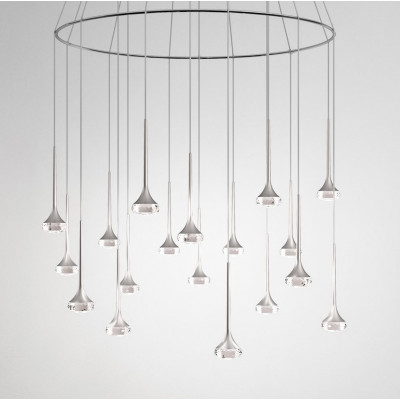 Axolight - Fairy&Fedora - Fairy 100 anello - Chandelier for cocotte ceiling light - Chrome - LS-AX-ANELLOFAIRY100X