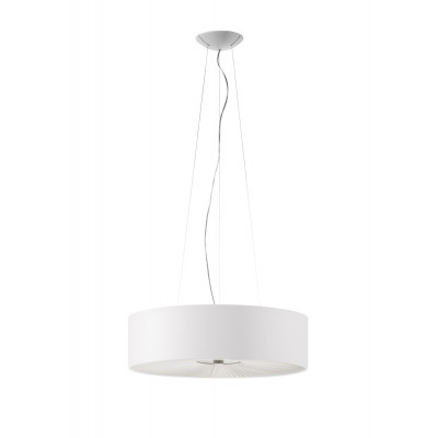 Axolight - Skin&Velvet - Skin 100 SP LED - Chandelier with faux leather lampshade - White - LS-AX-SPSKI100LEDBCBC - Warm white - 3000 K - Diffused