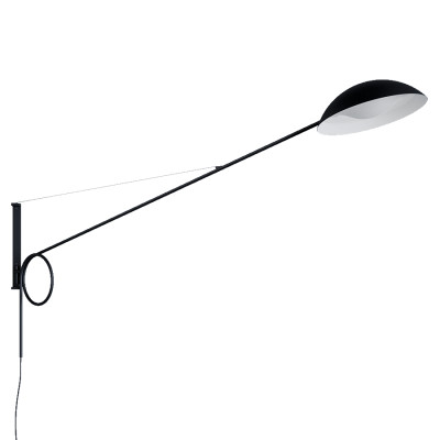 Diesel Living with Lodes - Urban Industrial - Spring Large AP - Wall light with directable arm - Black - LS-ST-51452-2000