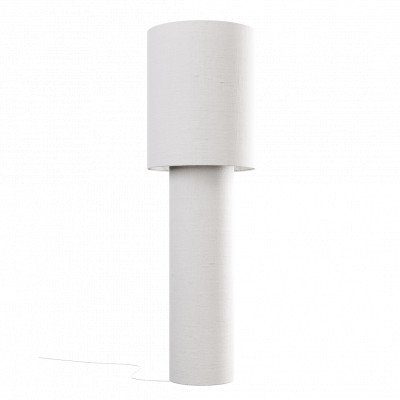 Diesel Living with Lodes - Vinyl - Pipe Large TE - Floor lamp industrial - White linen effect decoration - LS-ST-50773-1000