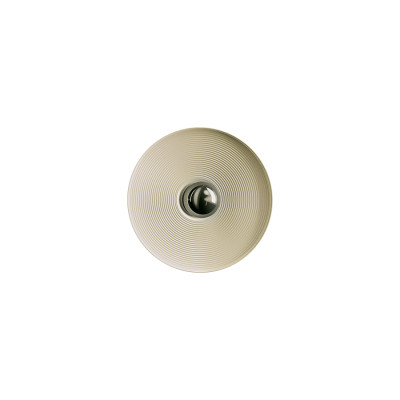 Diesel Living with Lodes - Vinyl - Vinyl AP PL S - Small round design wall and ceiling lamp - Black / silver - LS-ST-50841-4100