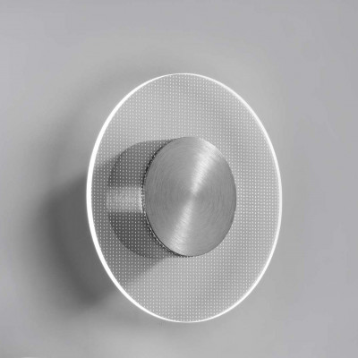 Elesi Luce - Transparency - Air AP M LED - LED wall lamp with plexiglass diffuser - Steel - Diffused