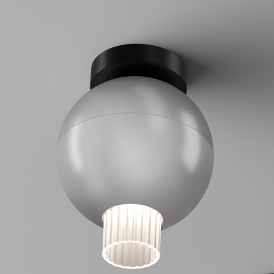 Elesi Luce - Gaia - Medusa PL S LED - Sphere shaped ceiling light - Aluminium - Diffused