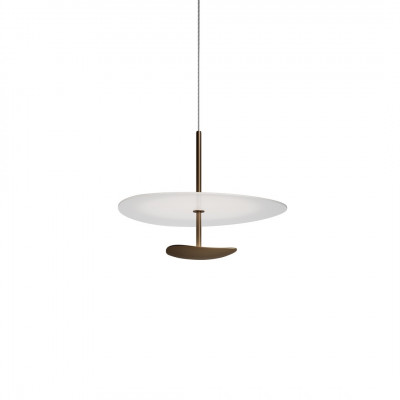 Elesi Luce - Transparency - Plettro SP S LED - Lamp with metal and glass diffusor - Bronze - Diffused