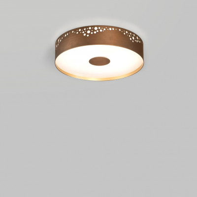 Elesi Luce - Gaia - Gaia PL M Round LED - Round ceiling light - Bronze - LS-EL-04505BZDHXXXX - Super warm - 2700 K - Diffused