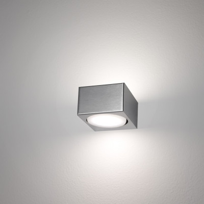 Elesi Luce - Klaro&Dado - Dado AP S - Contemporary wall light cube - Steel - LS-EL-04101ACXXXXXX