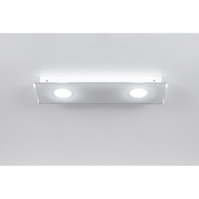 Emporium - Domino - Domino PL 2 - Ceiling lamp with 2 lights - White - LS-EM-CL584-10