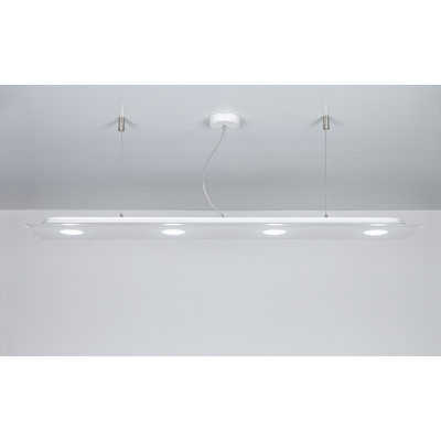 Emporium - Domino - Domino SP 4 - LED pendant lamp for office - White - LS-EM-CL580-10