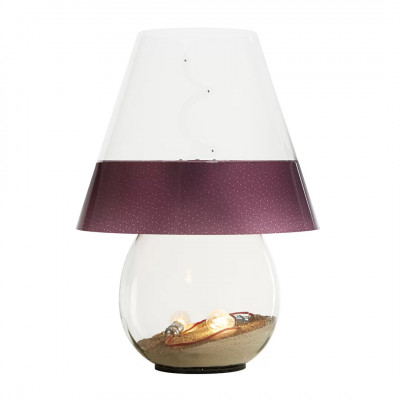 Emporium - Lampshade - Bonbonne TL L indoor - Glass table lamp - Crystal/Bronze - LS-EM-CL1561-59