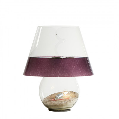 Emporium - Lampshade - Bonbonne TL M outdoor - Glass table lamp - Crystal/Bronze - LS-EM-CL1550-59