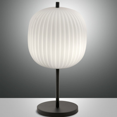 Fabas Luce - Domizia - Domizia TL - Classic table lamp - White / black - LS-FL-3689-30-101