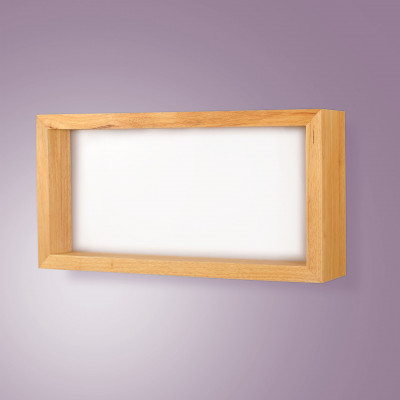 Fabas Luce - Decorative - Window AP L LED - Design wall light - Wood - LS-FL-3471-26-215 - Warm white - 3000 K - Diffused