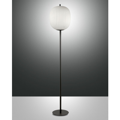 Fabas Luce - Domizia - Domizia PT - Classic floor lamp - Black - LS-FL-3689-10-101