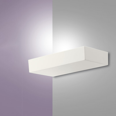 Fabas Luce - Geometric - Emma AP 27W LED - Minimal wall light - White - LS-FL-3506-21-955 - Warm white - 3000 K - Diffused