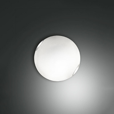 Fabas Luce - Geometric - Fox PL S LED - Round ceiling light - White - LS-FL-3564-61-102 - Warm white - 3000 K - Diffused