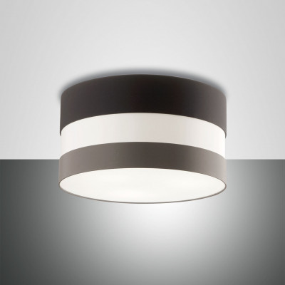 Fabas Luce - Material - Arona PL - Ceiling light round - Grey - LS-FL-3698-65-360