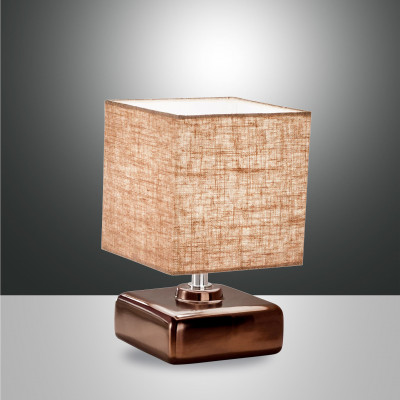 Fabas Luce Taro Tl Classic Table, Small Square Lampshade For Table Lamp
