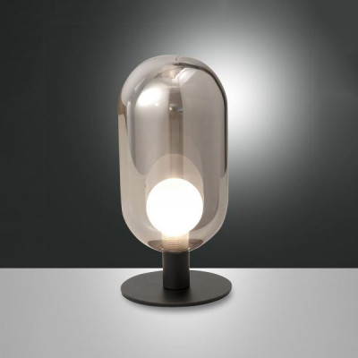 Fabas Luce - Shape - Gubbio TL - Glass table lamp - Fumé - LS-FL-3553-31-126