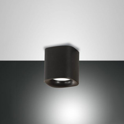 Fabas Luce - Soul - Smooth PL - Ceiling light modern - Black - LS-FL-3555-81-101