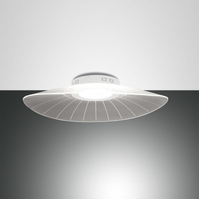 Fabas Luce - Vela - Vela PL S - Small modern ceiling light - White - LS-FL-3625-61-102 - Warm white - 3000 K - Diffused