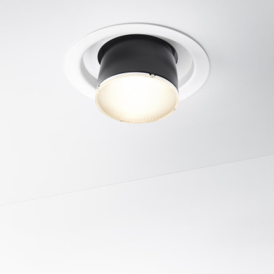 Fabbian - Claque - Claque FA LED - Recessed spotlight - White - LS-FB-F43F01-01 - Warm white - 3000 K - 34°