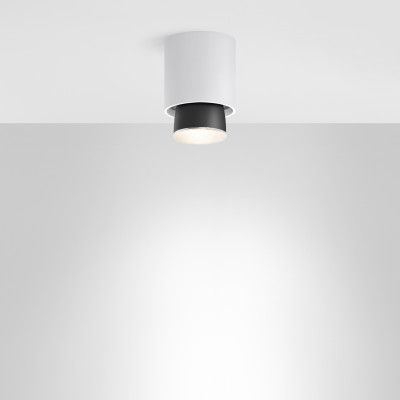 Fabbian - Claque - Claque PL LED XS - Ceiling light modern - White - LS-FB-F43E01-01 - Warm white - 3000 K - 34°