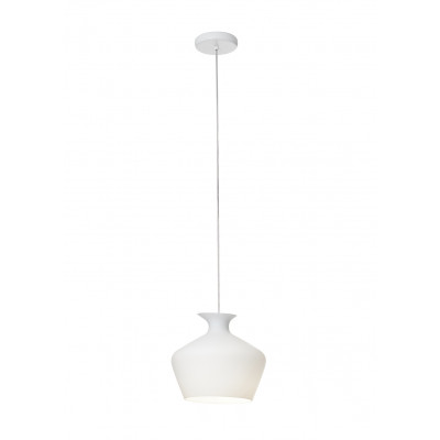 Fabbian - Eyes - Malvasia 27 SP - Design chandelier with blown glass diffuser - Satin white - LS-FB-F52A05-01